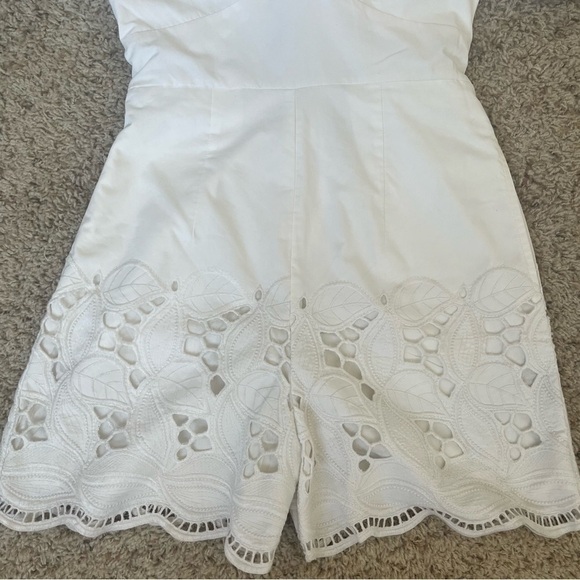 NWT ANTHROPOLOGIE Ranna Gill Shiffly Romper in White - Size XS - Picture 9 of 15